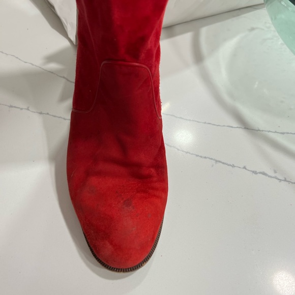 Manolo Blahnik red boots - Picture 5 of 6